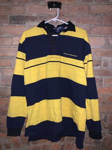 Polo Ralph Lauren Vintage polo sport rugby size M… - image 1