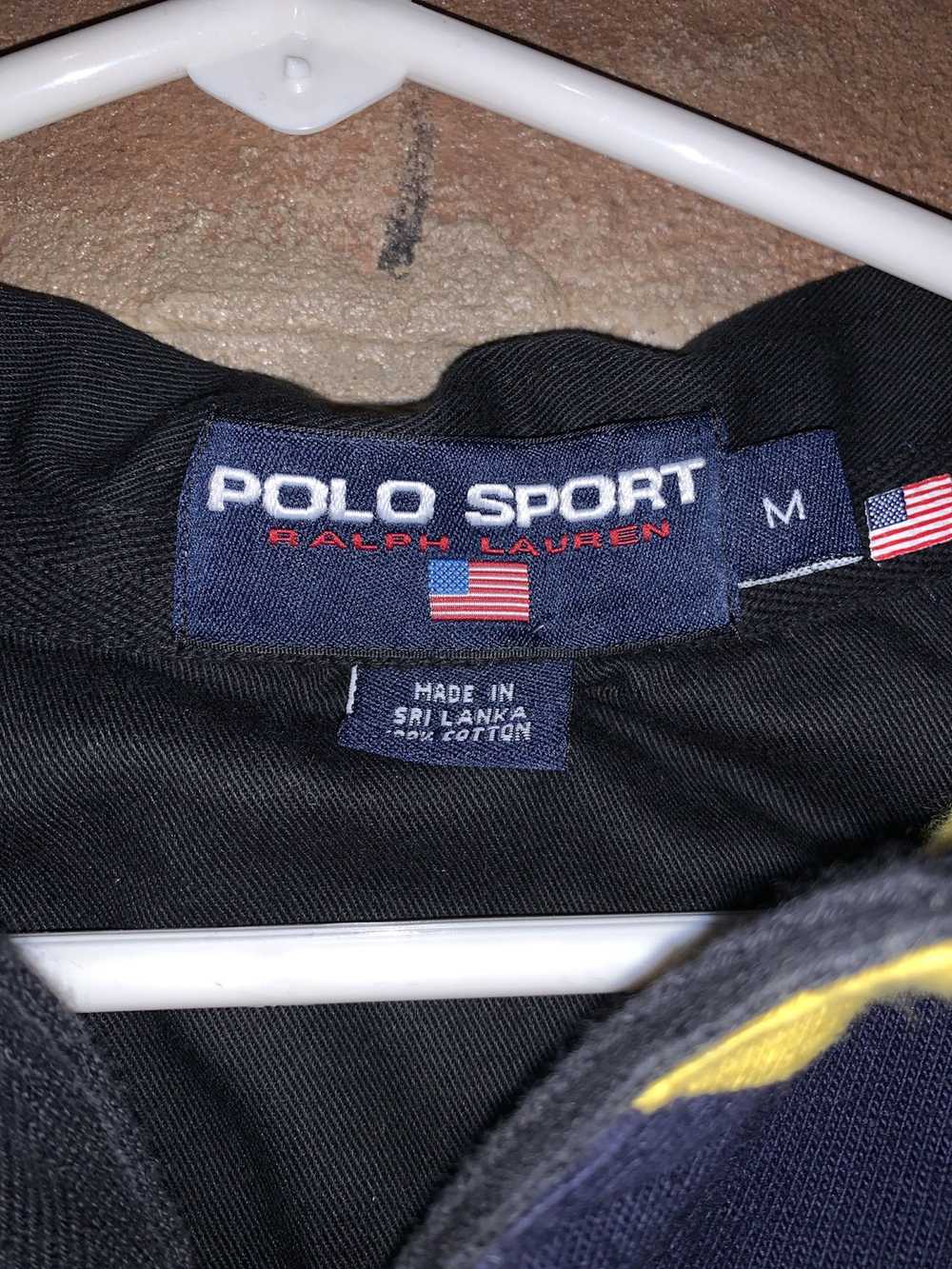 Polo Ralph Lauren Vintage polo sport rugby size M… - image 2