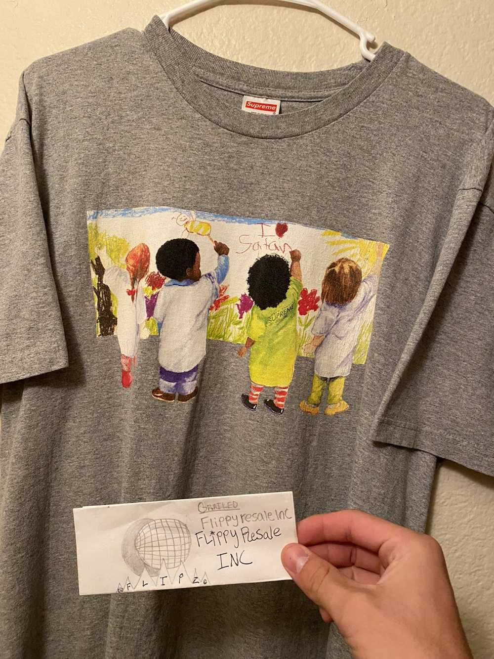 Supreme kids tee outlet ss19