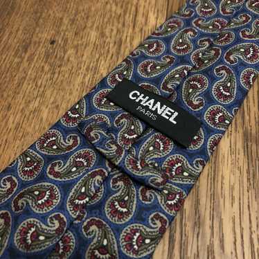 Chanel Chanel Very Rare Vintage 90s Silk Tie Logo - image 1