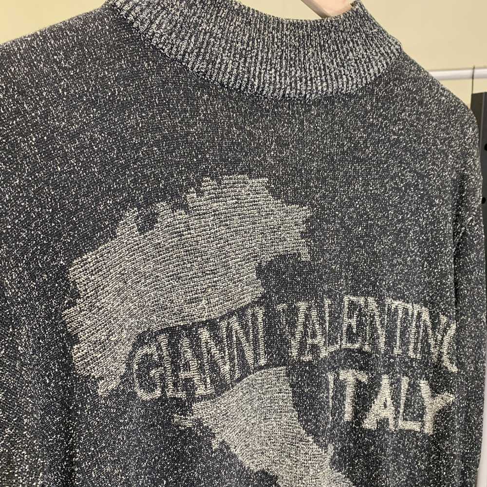Valentino 🔥 Vintage Gianni Valentino Knit Mock N… - image 3