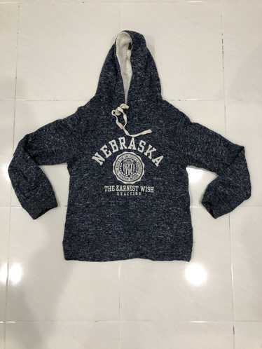 Japanese Brand Nebraska Hoodie Sweatshirt - image 1