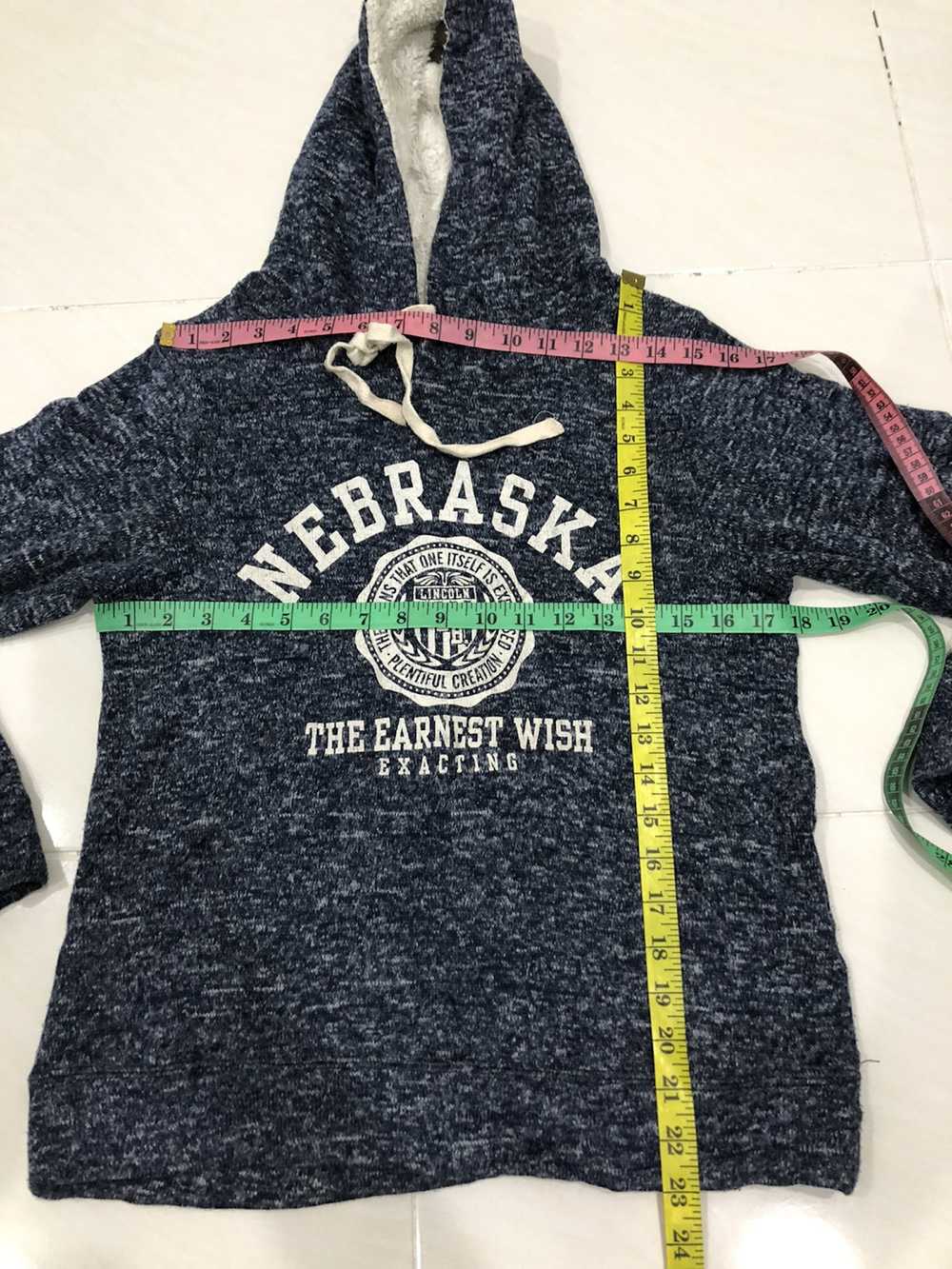 Japanese Brand Nebraska Hoodie Sweatshirt - image 4