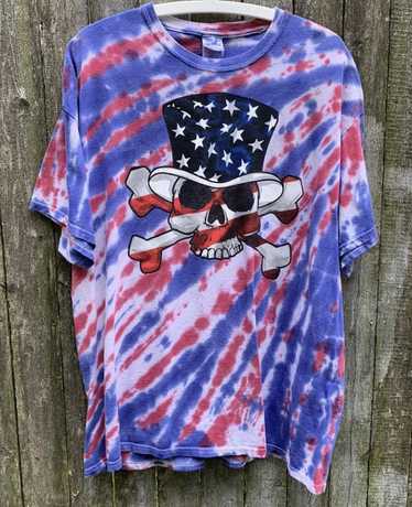 Chicago Cubs Vintage Vortex Tie Die T-Shirt