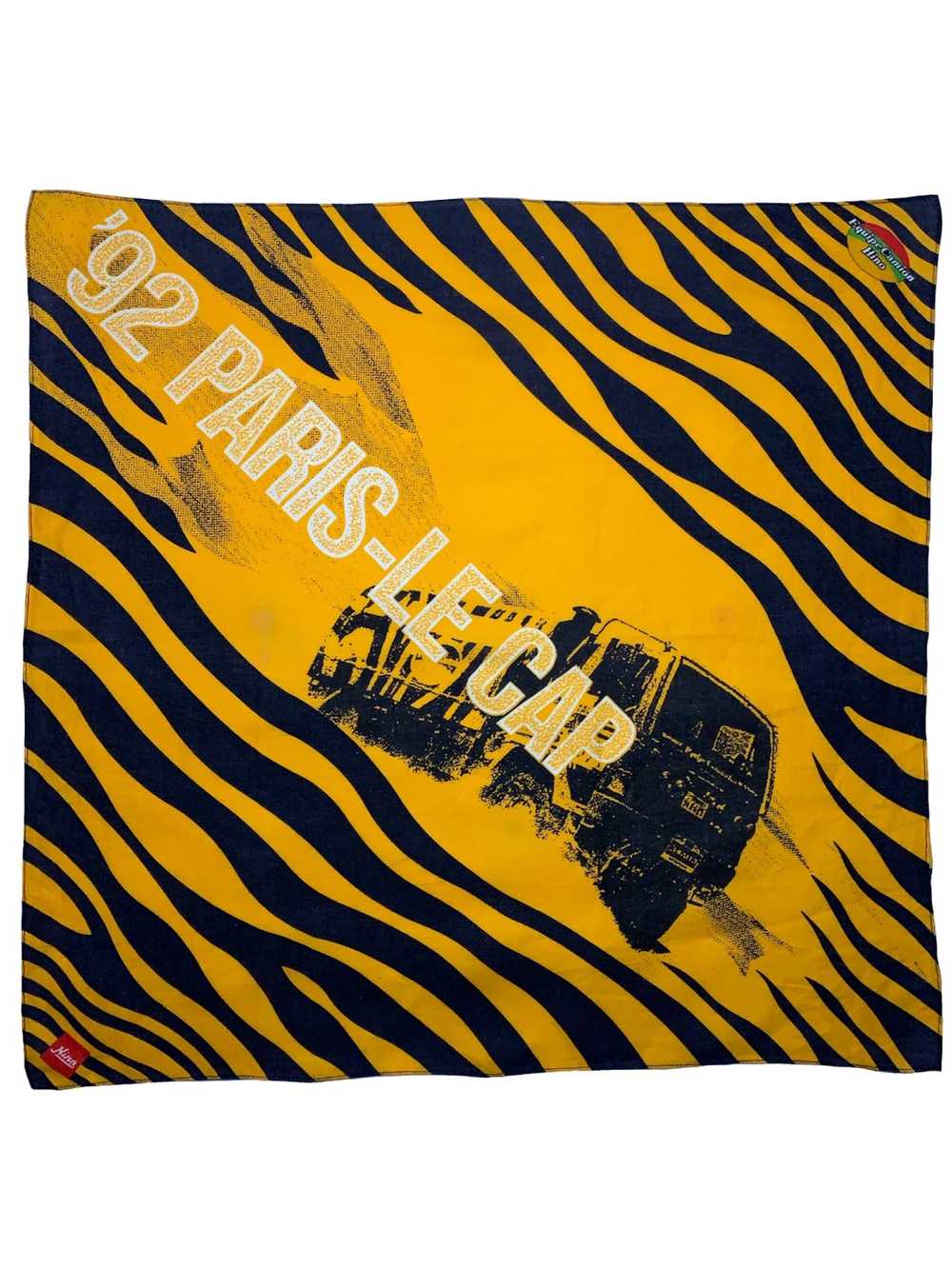 Rare × Vintage Vintage Bandana Hino 1992 Paris-Le… - image 1