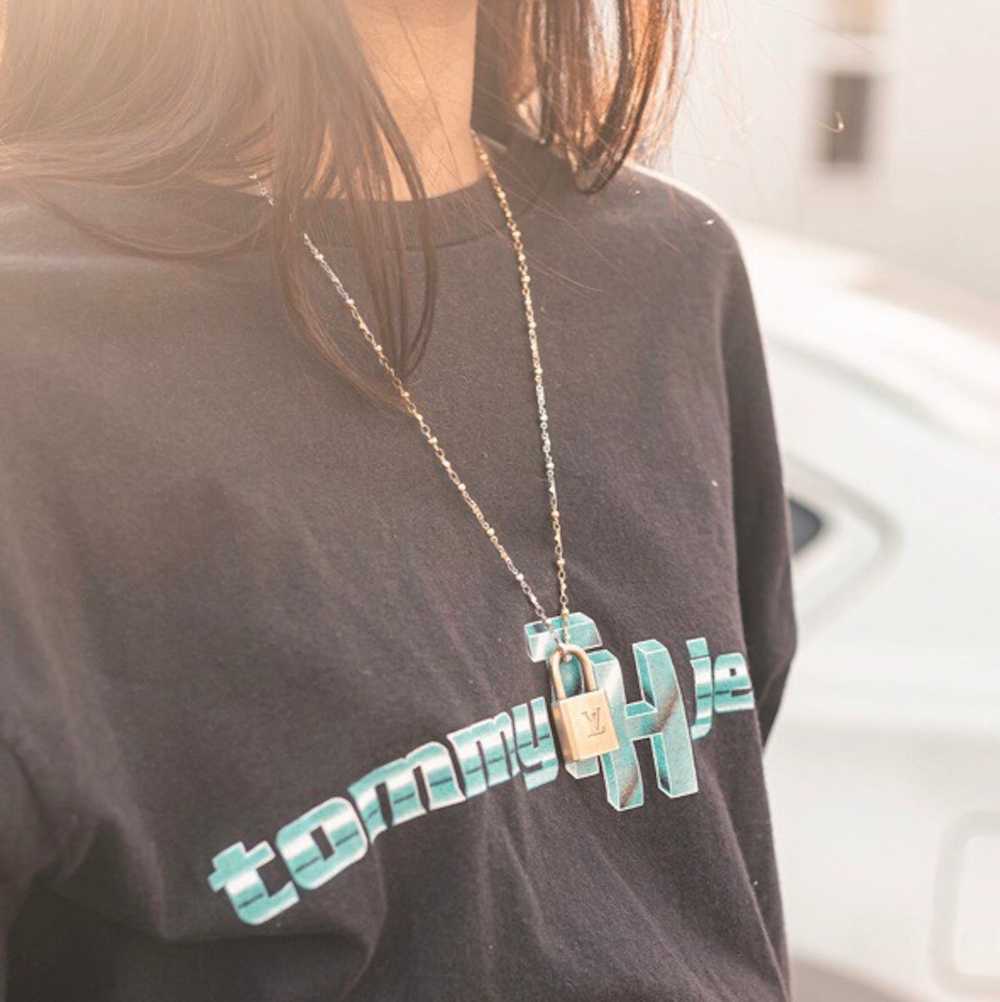 Tommy Jeans × Vintage 90s Tommy Jeans Long Sleeve… - image 1