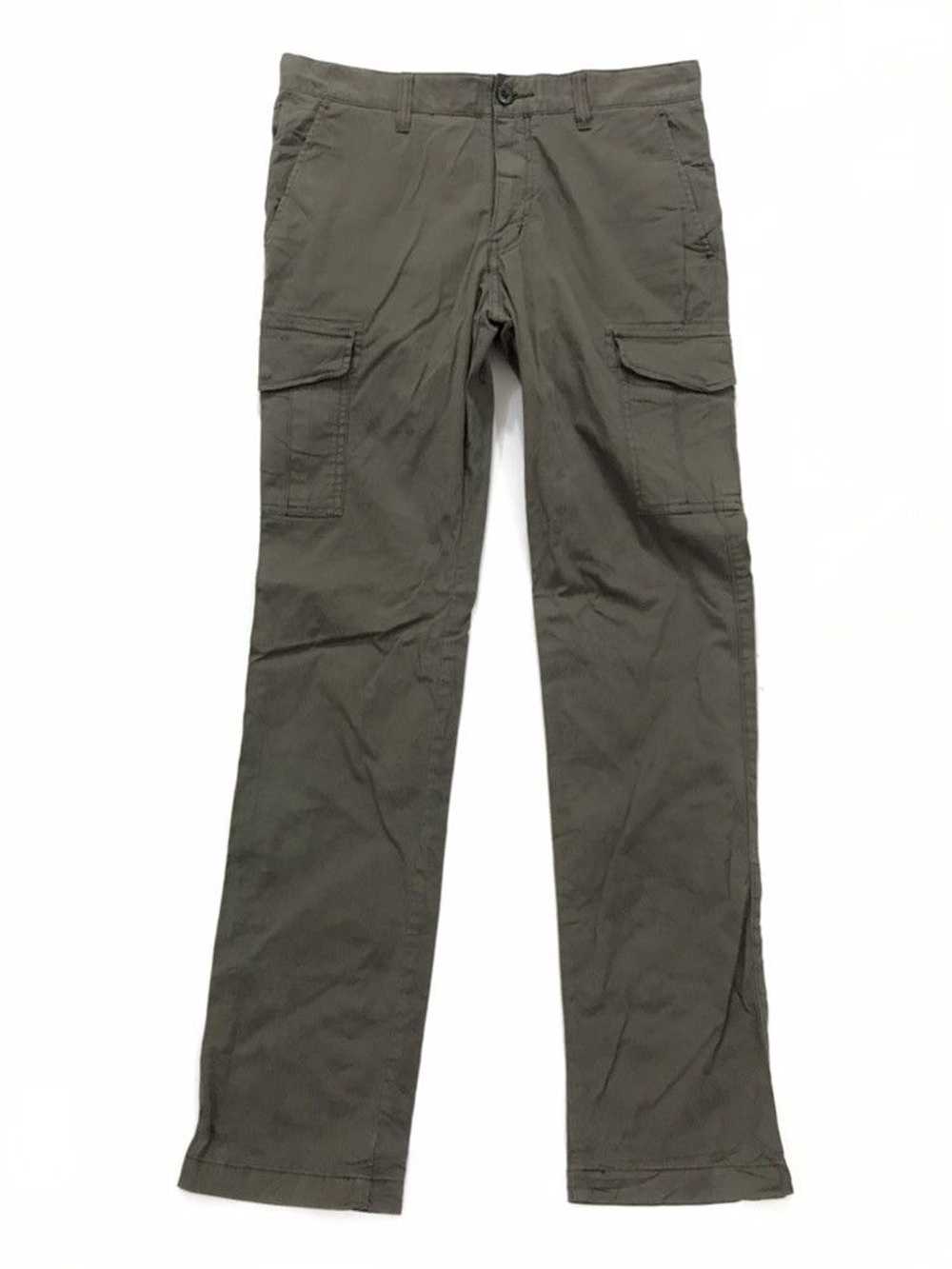 Japanese Brand × Uniqlo Cargo Pant Dark Army Slim… - image 3