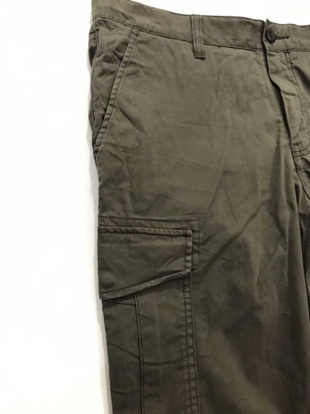 Japanese Brand × Uniqlo Cargo Pant Dark Army Slim… - image 4