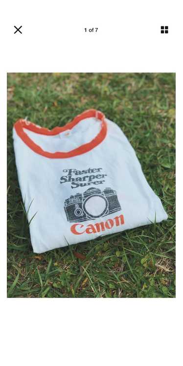 Canon × Hanes × Vintage Vintage Canon Camera F1 Ri