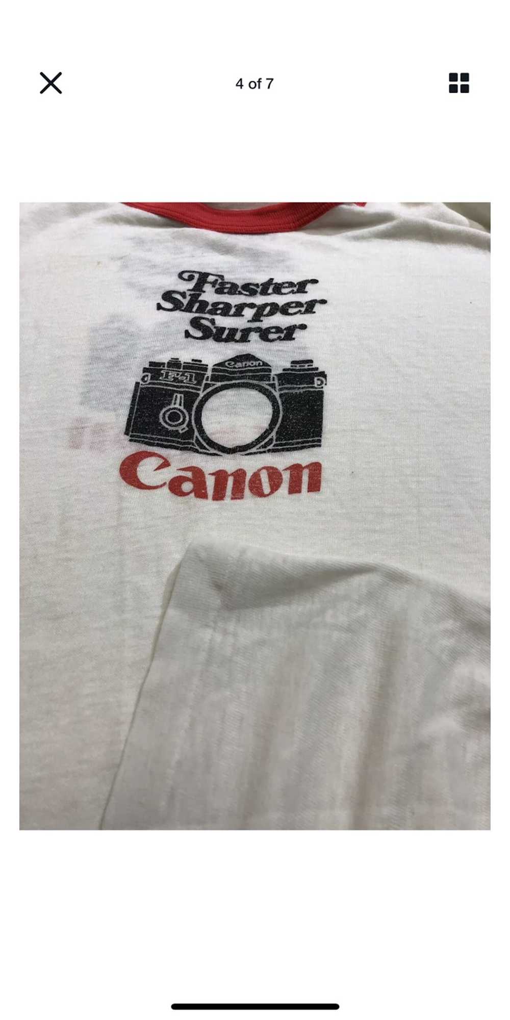 Canon × Hanes × Vintage Vintage Canon Camera F1 R… - image 3