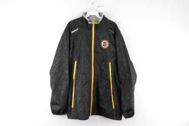 Antigua Boston Bruins Women's Gold Victory Full Long Sleeve Full Zip Jacket, Gold, 52% Cot / 48% Poly, Size S, Rally House