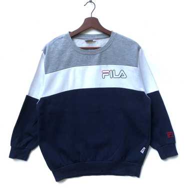 Fila × Sportswear × Streetwear Fila Striped Crewn… - image 1
