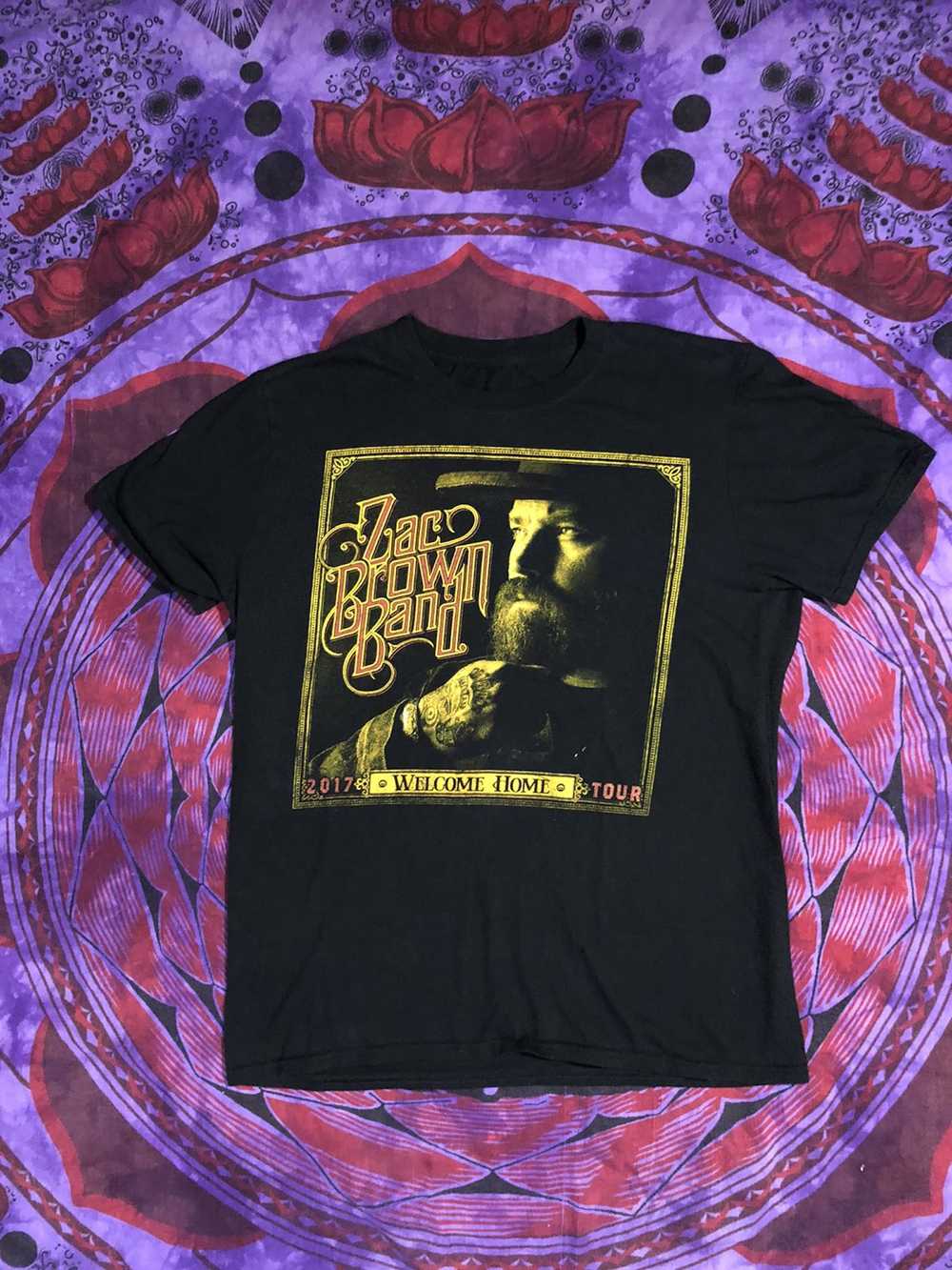 Band Tees Zac Brown Band “Welcome Home” tour 17’ - image 1