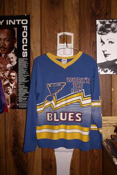 NHL × Vintage 1995 St. Louis Blues "Workin The Ice