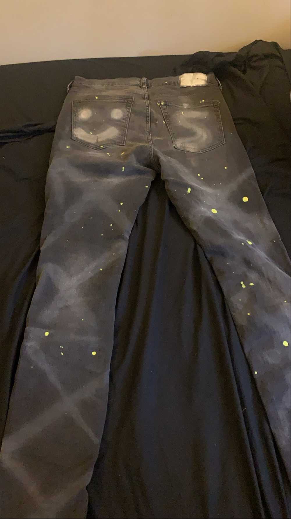 Custom Custom jeans patched up - Gem