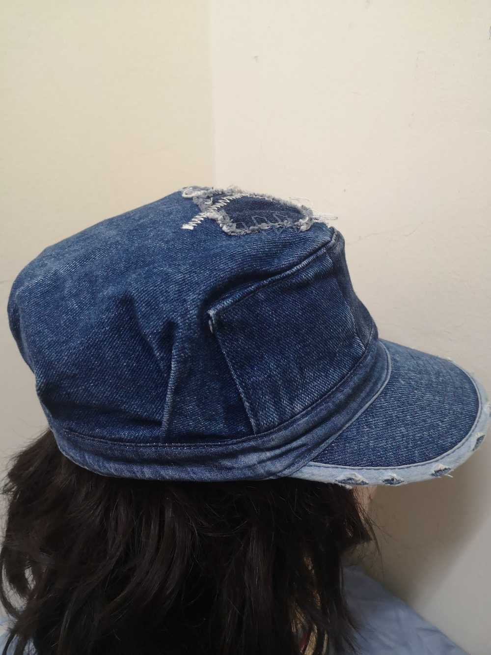 Custom × Japanese Brand Denim Patchwork Hat - image 5