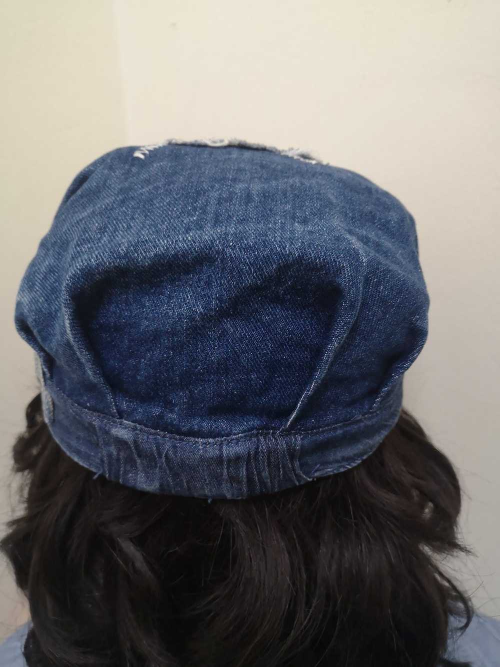 Custom × Japanese Brand Denim Patchwork Hat - image 6