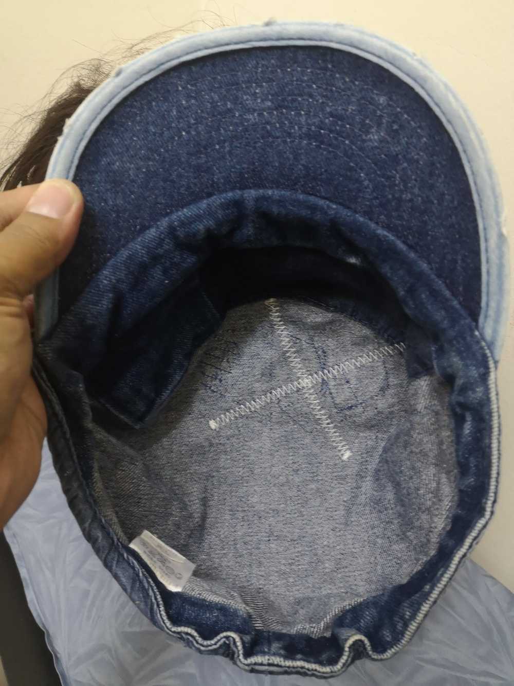 Custom × Japanese Brand Denim Patchwork Hat - image 7