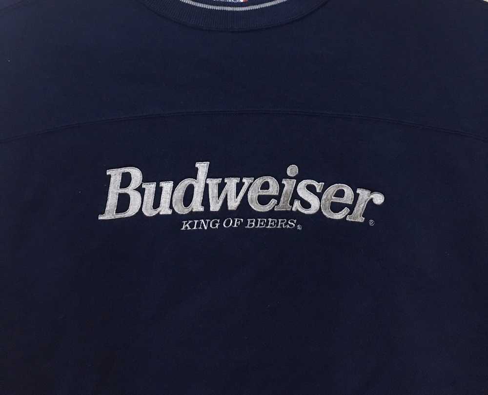 Budweiser × Vintage 90s vintage Budweiser sweatsh… - image 3