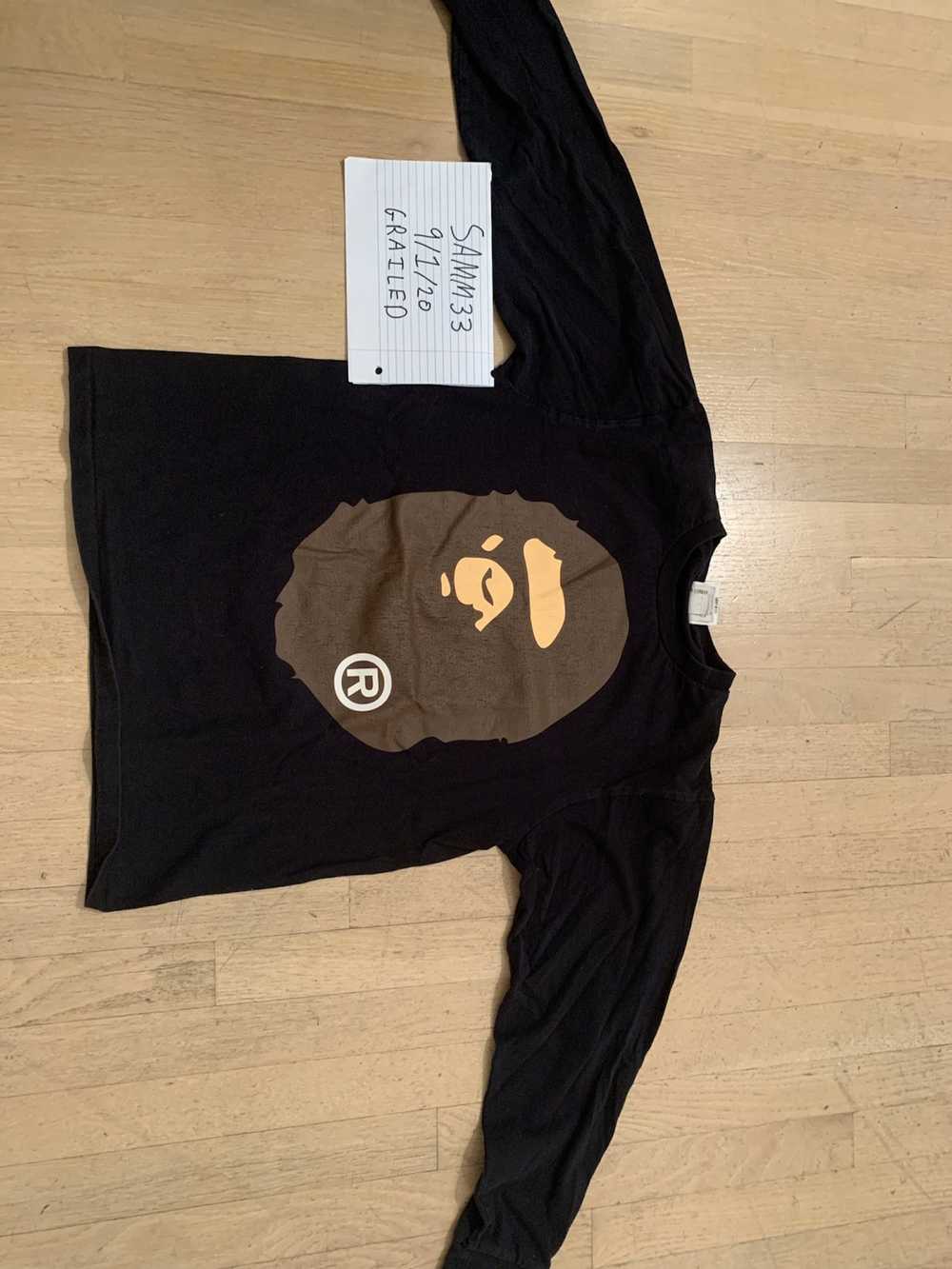 Bape Big Ape Head L/S Tee - image 2