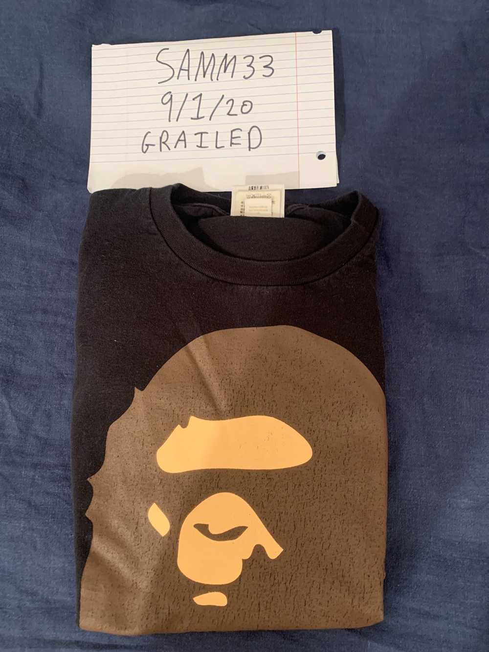 Bape Big Ape Head L/S Tee - image 5