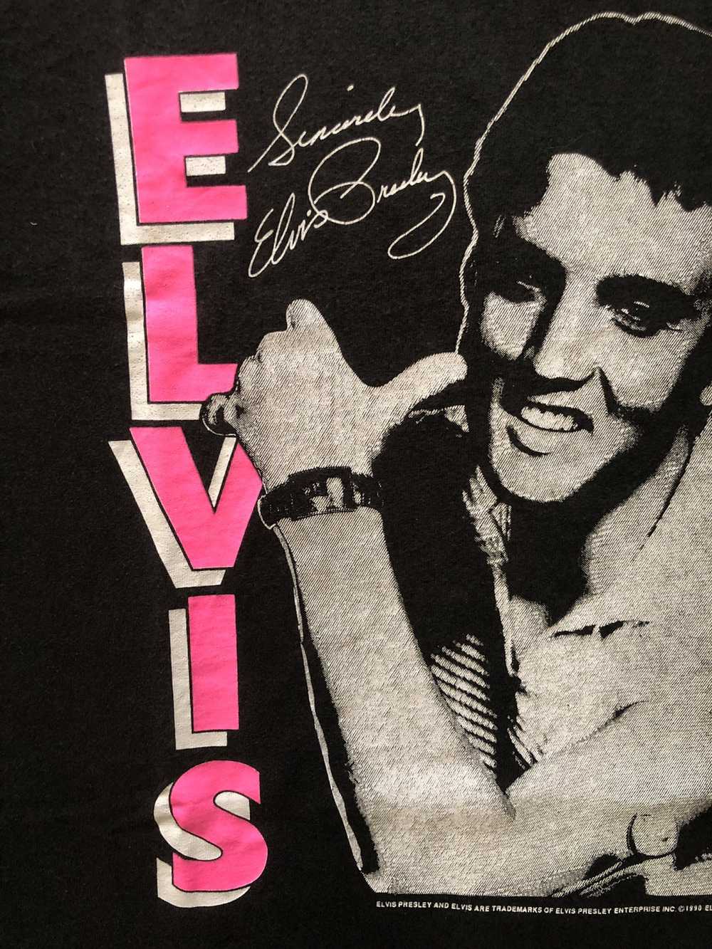 Rock Tees × Vintage Rare Vintage 90s Elvis Presle… - image 4