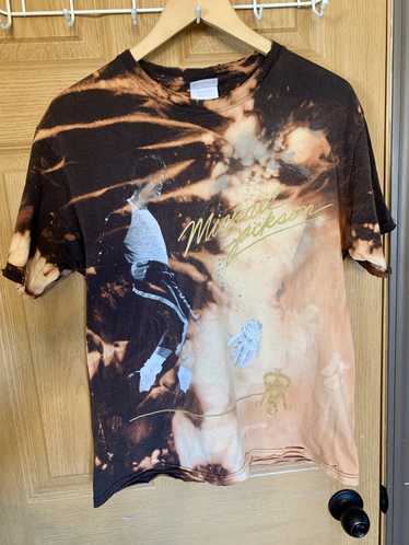 Michael Jackson Vintage Distressed Bleach Dye Mich