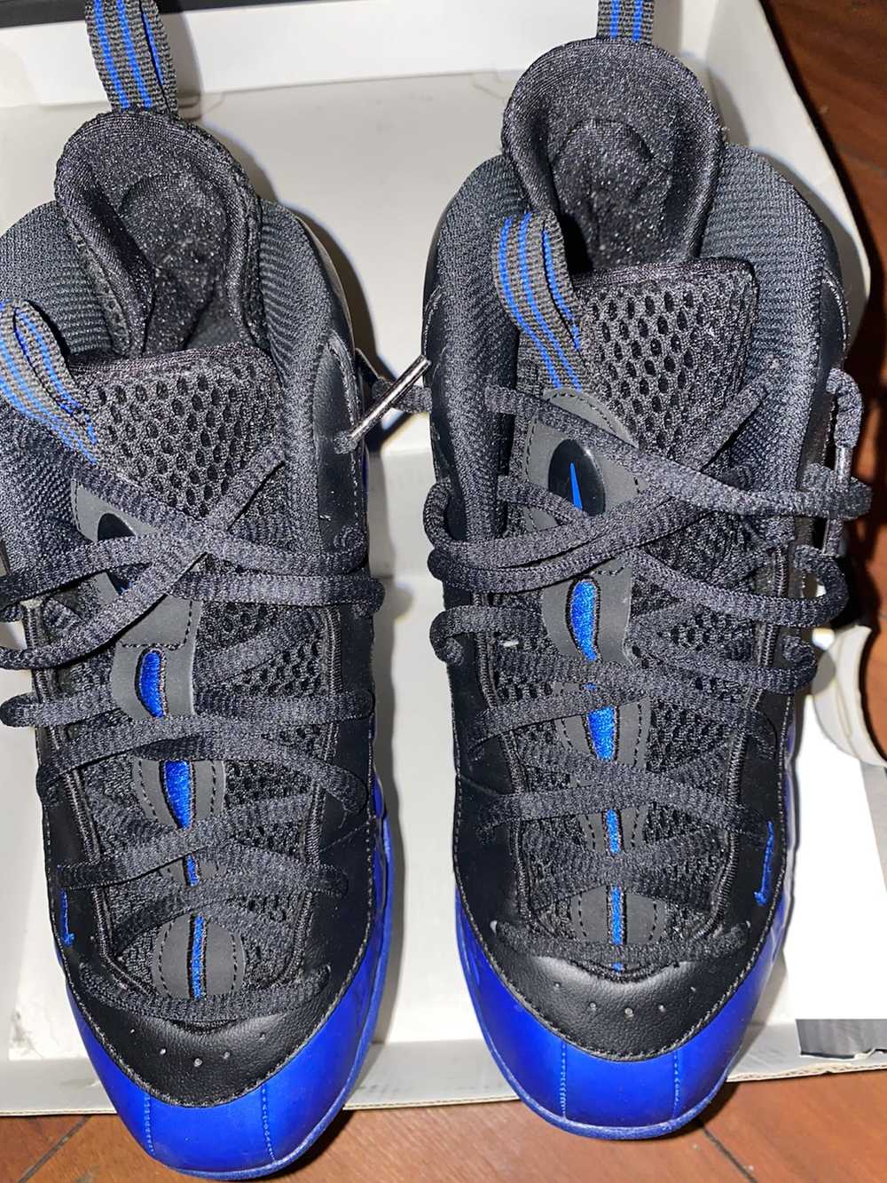 Nike Size 3Y kids !!! Blue & black foamposites Ni… - image 3