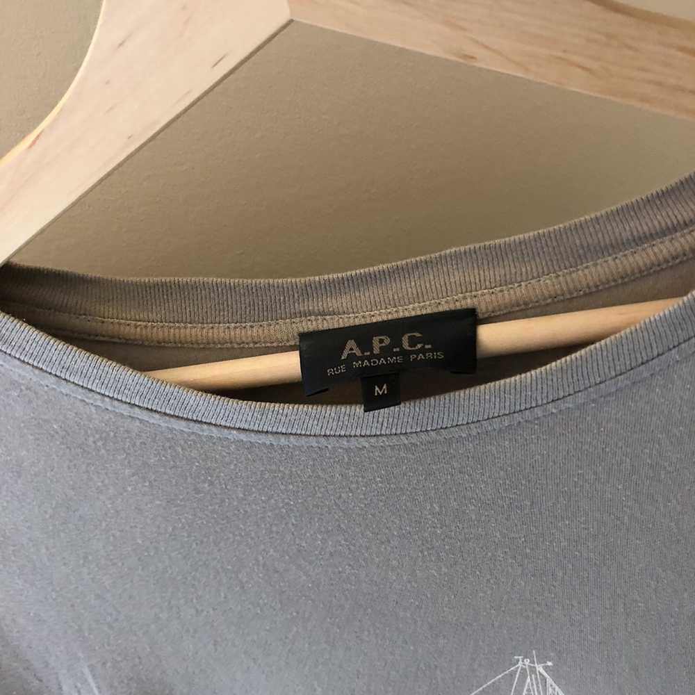 A.P.C. APC Leave Me Alone Boat Tee - image 3