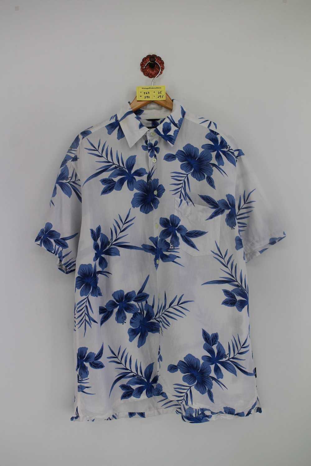 Hawaiian Shirt × Nautica Nautica HAWAIIAN Rayon S… - image 1