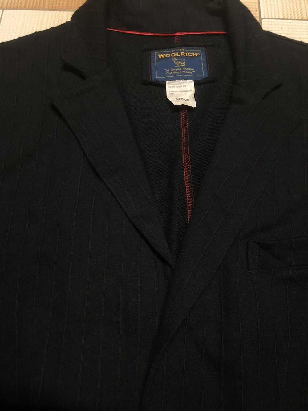 Vintage × Woolrich Woolen Mills Nice Stripes Blac… - image 3