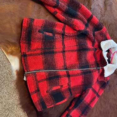 Old Navy Plaid red jacket