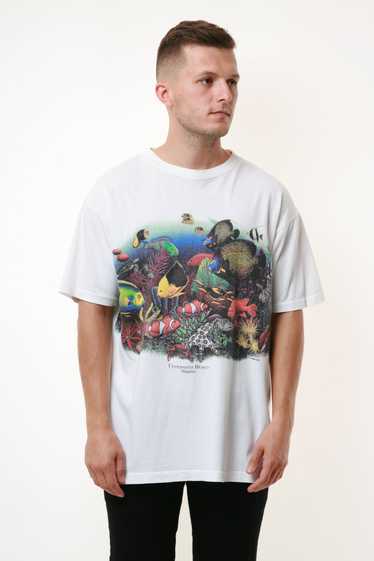 Other UNDERWATER Fishes Vintage Graphic Print T-sh