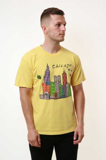 Other CHICAGO 90s Vintage Graphic Print Cotton T-s