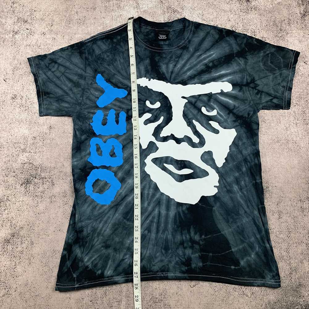 Obey × Vintage Vintage Obey Icon Face Tie Dye T S… - image 2