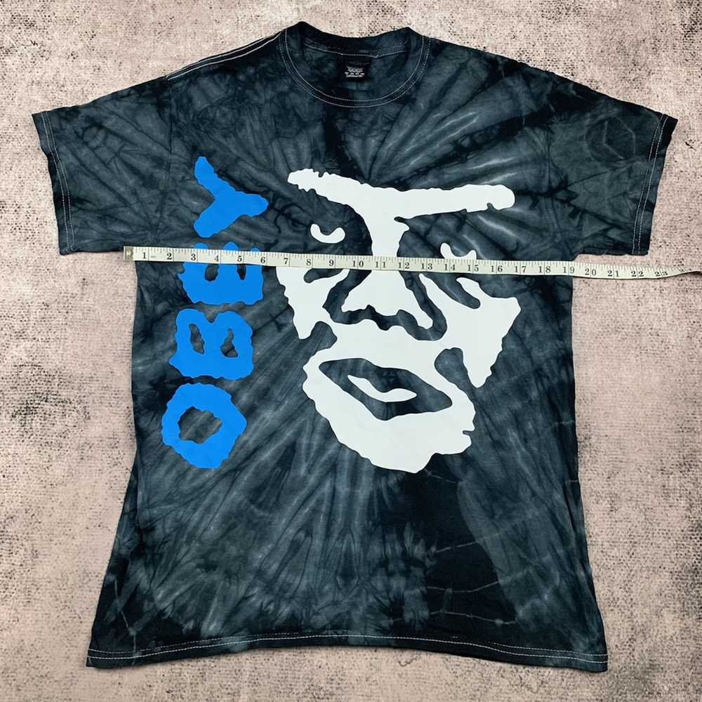 Obey × Vintage Vintage Obey Icon Face Tie Dye T S… - image 3