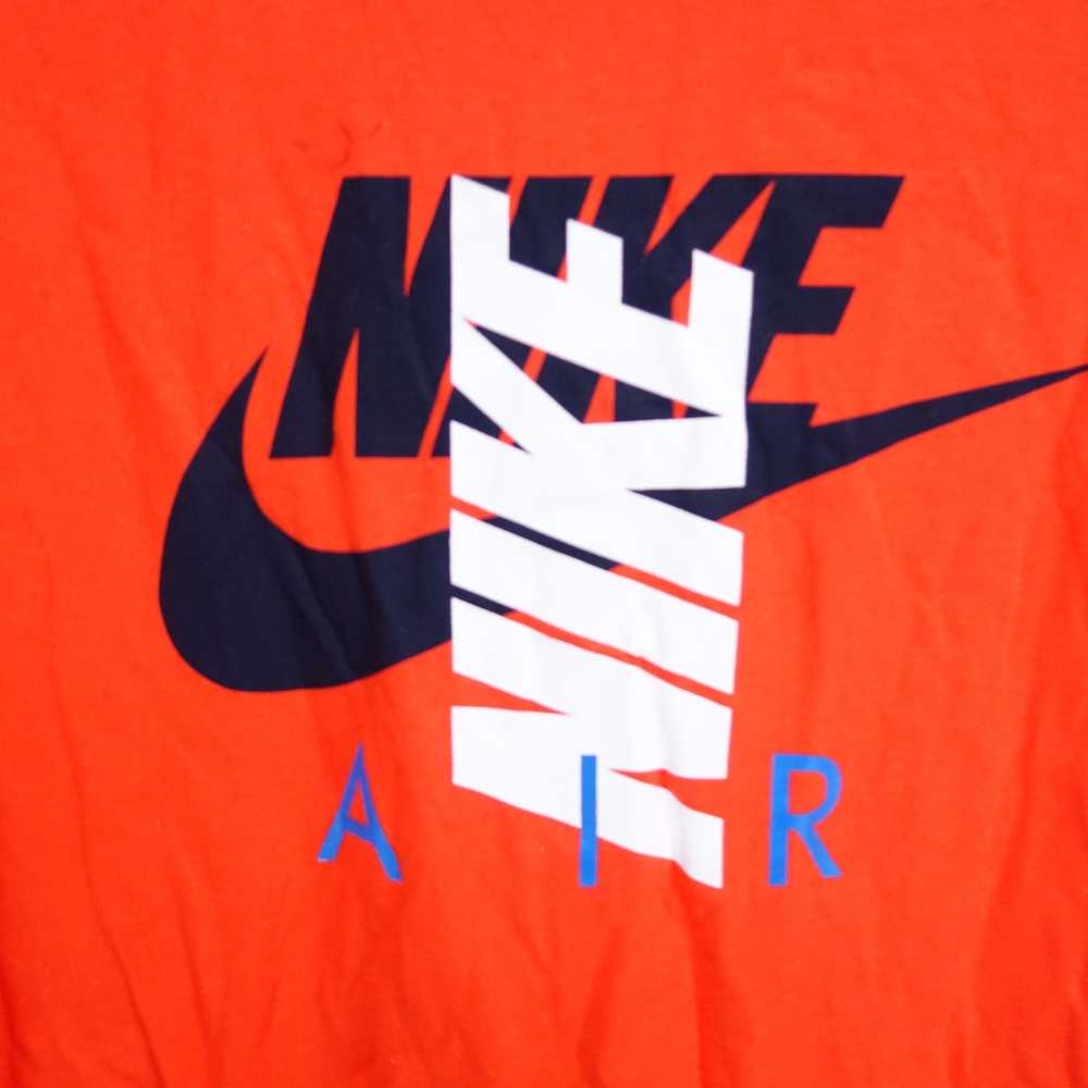 Nike The Nike Tee Casual Crew Neck Logo Orange Te… - image 2