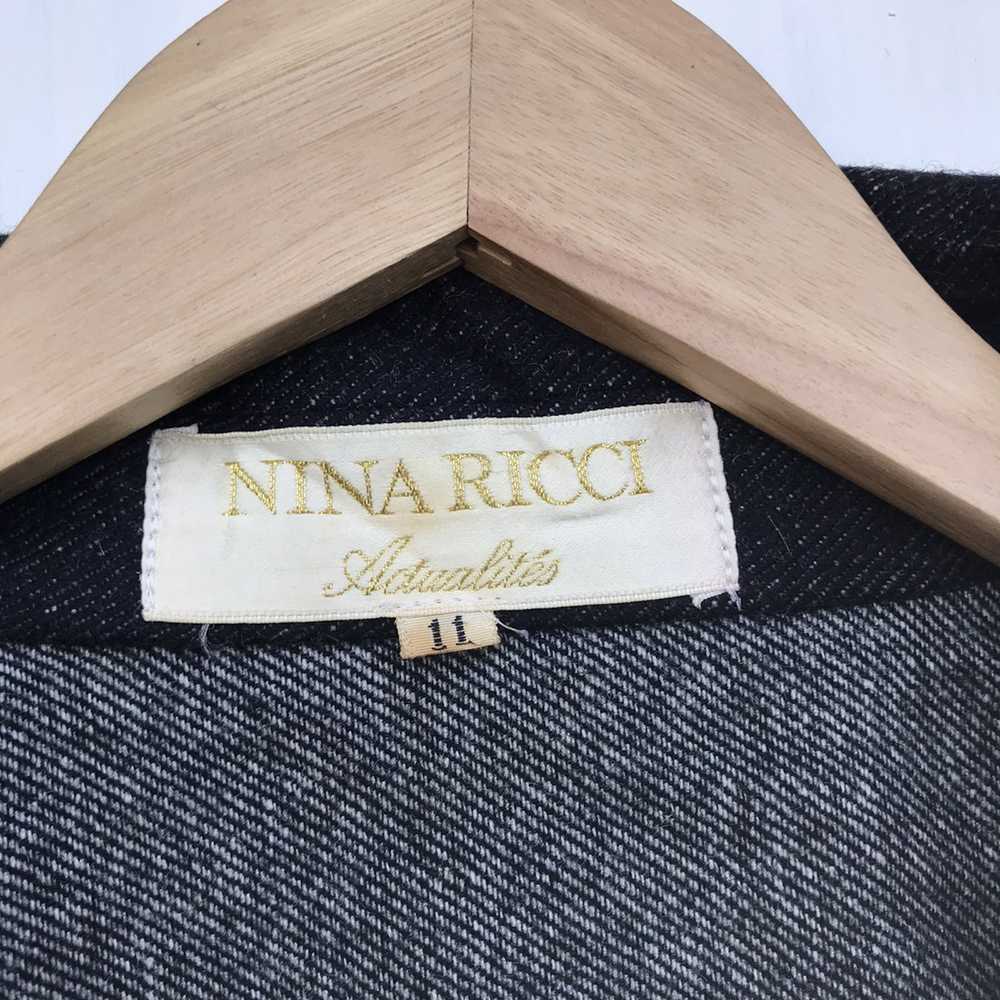 Nina Ricci Nina Ricci Velvet bomber jacket - image 7
