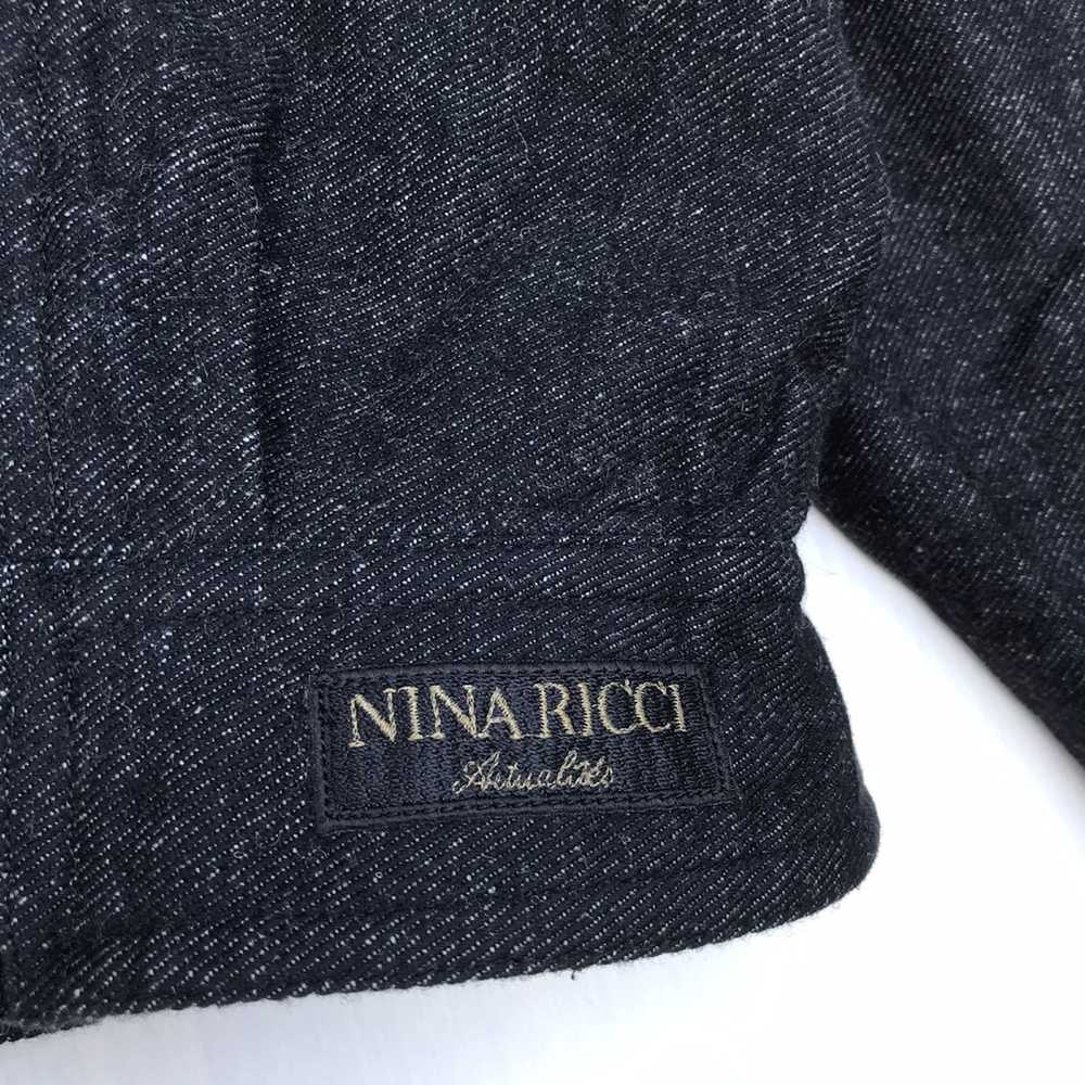 Nina Ricci Nina Ricci Velvet bomber jacket - image 8
