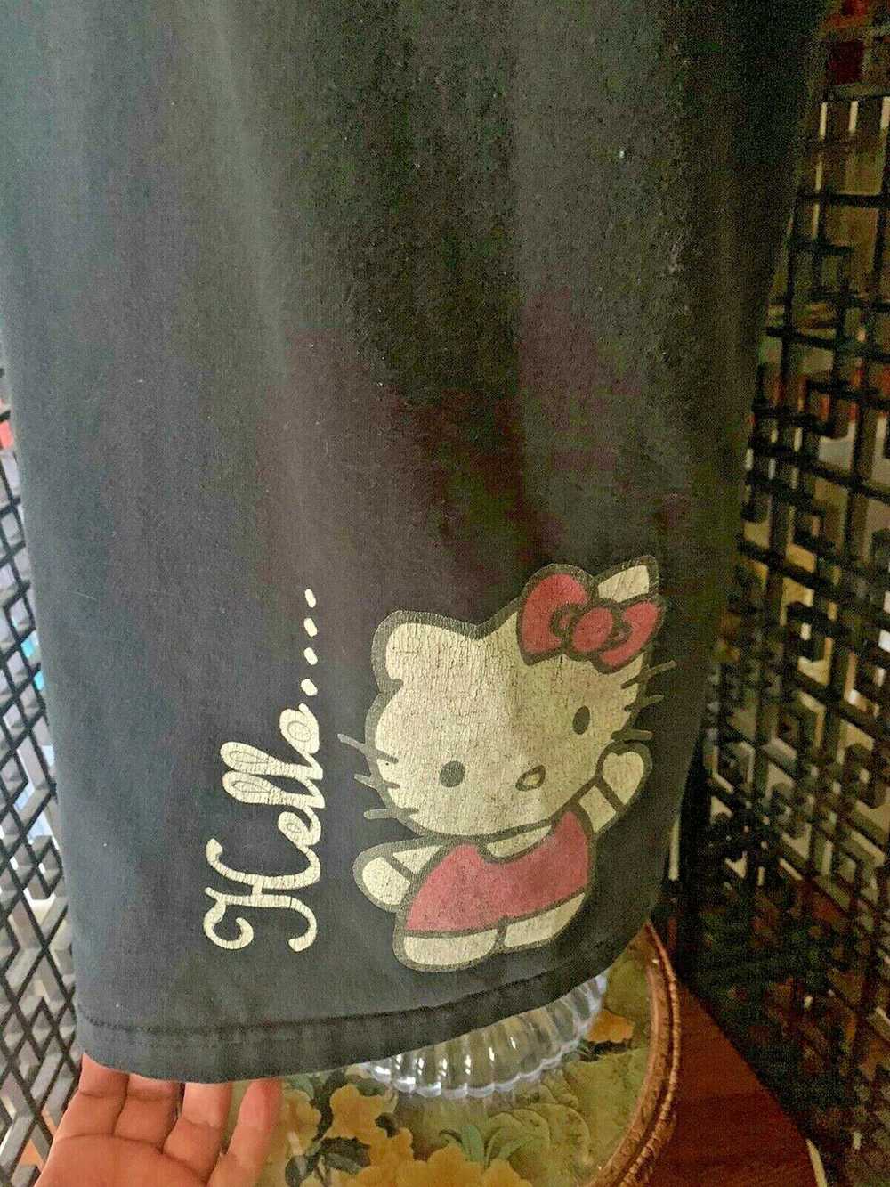 Fruit Of The Loom Rare Hello Kitty logo T-shirt s… - image 3