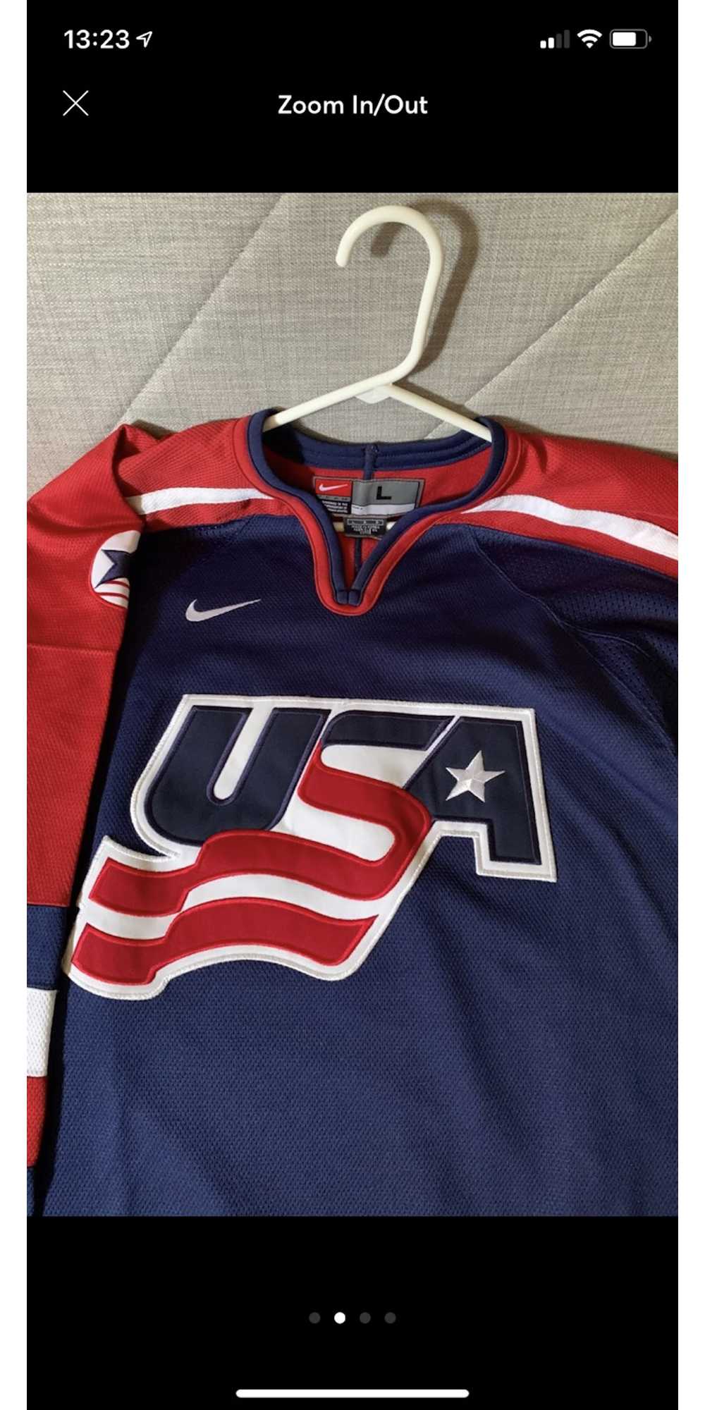 Vintage USA Olympic Stitched Vintage Nike Hockey … - image 2