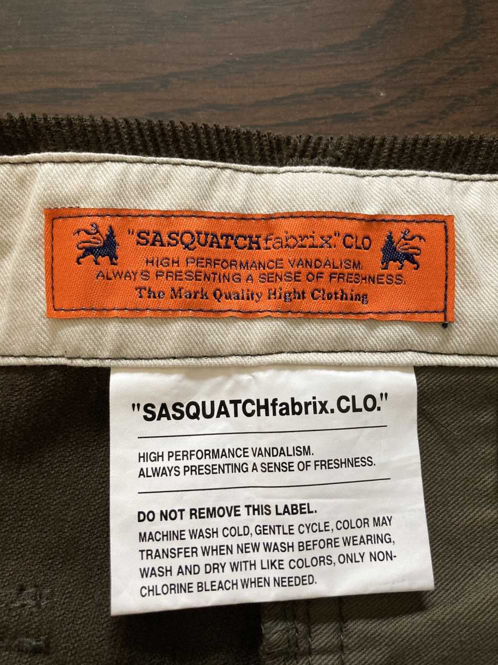 Sasquatchfabrix 11aw Corduroy Bondage Zip Pants - image 5