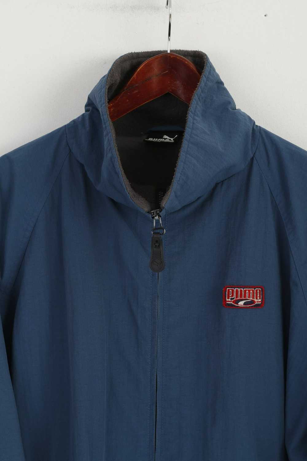 Puma Puma Men L Jacket Blue Nylon Perform 360 Ful… - image 2