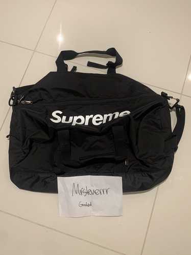 Supreme Duffle Bag Black (FW18) - Authentic - 21 x 12 x 12