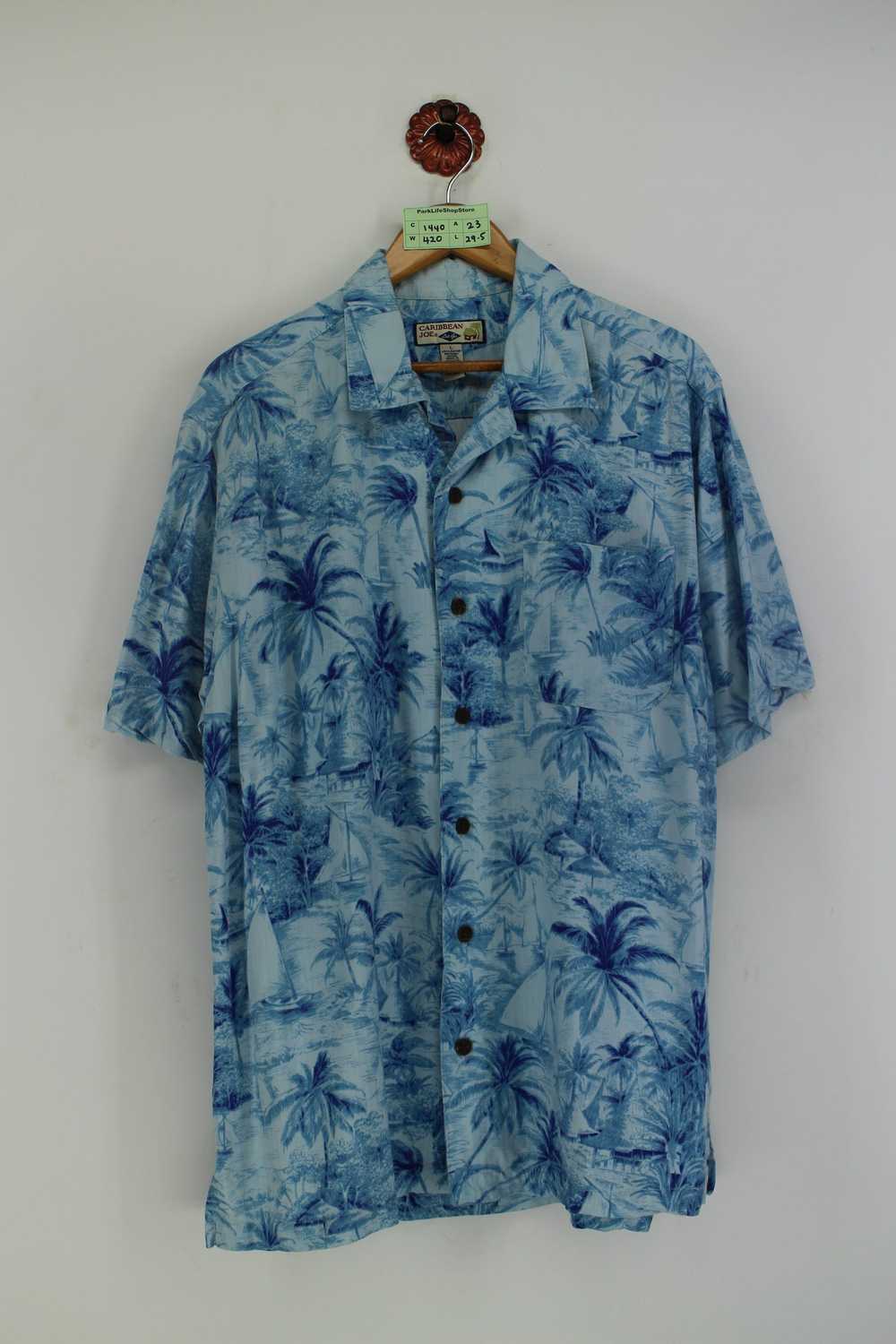 Aloha Wear × Caribbean × Hawaiian Shirt Vintage 9… - image 1