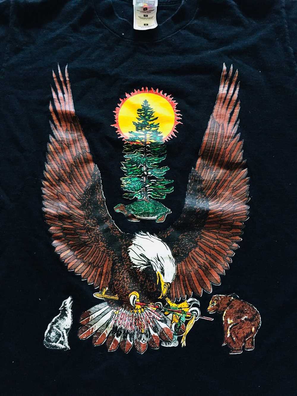 Vintage Vintage Eagle Native Freedom Bird The Pea… - image 2