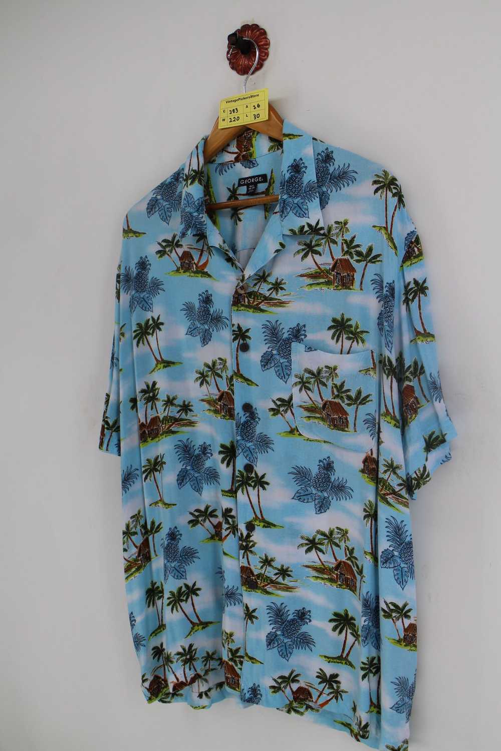 Aloha Wear × George × Hawaiian Shirt Vintage HAWA… - image 3