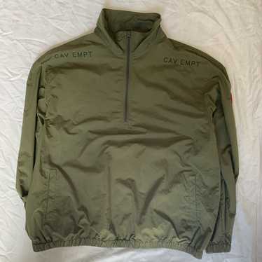 Cav Empt Half Zip Pullover Green - Gem