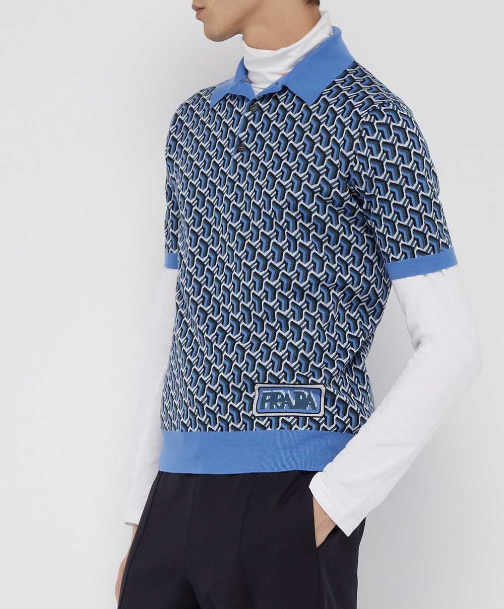 Prada Sumptuously Soft Knit Prada Polo Shirt - image 5