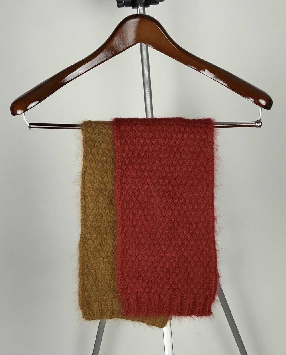Marni Color Blocking Knit Mohair Scarf - image 1